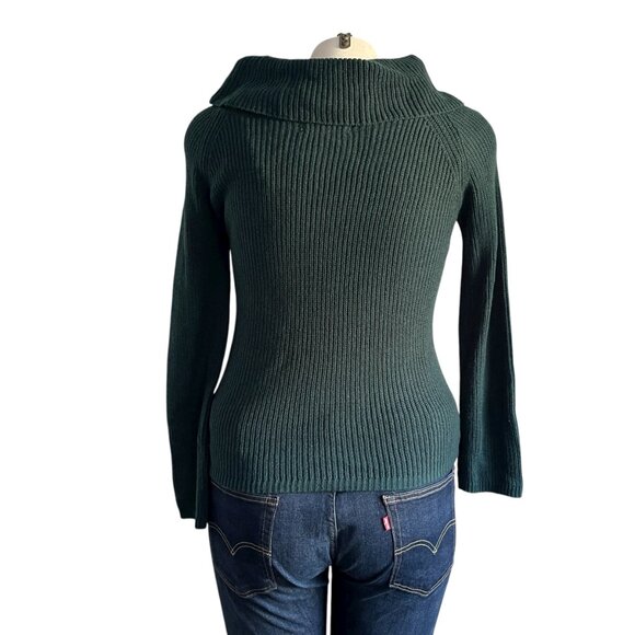 Fever Wintergreen Cowl Neck Sweater - L - Picture 3 of 4